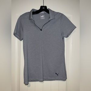 Soft striped polo size M - purchased for golf, never worn! Tag on other picture